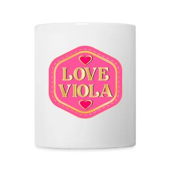 LIEBE VIOLA - Tasse - Weiß - Vorne