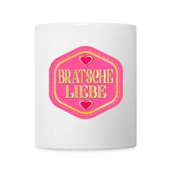 MUSIK INSTRUMENT BRATSCHE LIEBE - Tasse - Weiß - Vorne