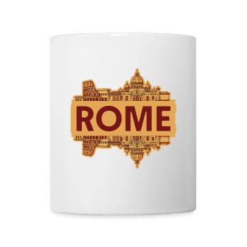 Rome, Italie, Skyline - Mug blanc - blanc - Devant