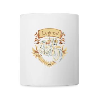 Vintage 66 Motorraddesign für Liebhaber 1966 - Tasse - Weiß - Vorne