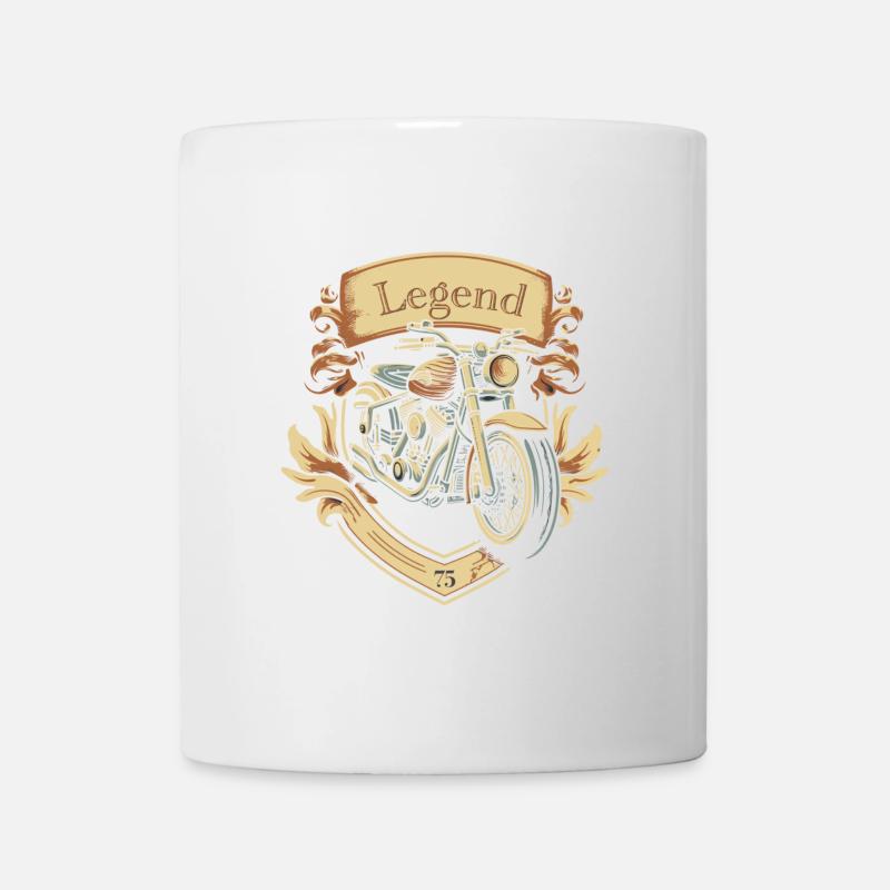 Legendary 1975 – Vintage Motorcycle Design - Mug - white
