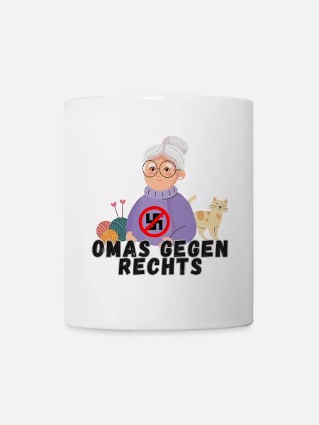 Omas gegen Rechts - Tasse - Weiß