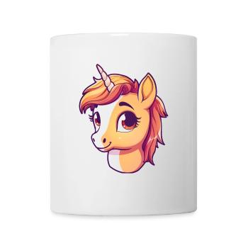 Einhorn Pferd Pony - Tasse - Weiß - Vorne