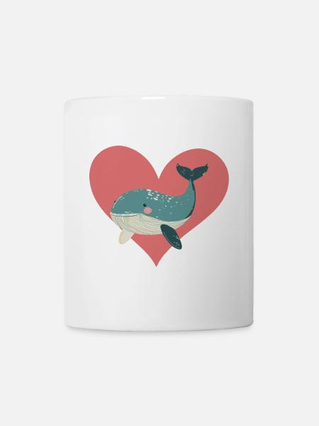 Meerestiere Wal Meeresleben - Tasse - Weiß