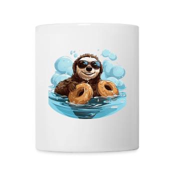 The Caffeine Swimmer - Mug - white - Front