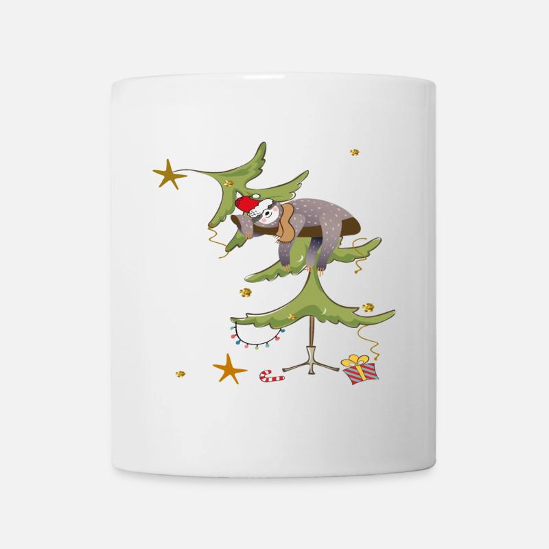 Faultier Christmas Weihnachten - Tasse - Weiß