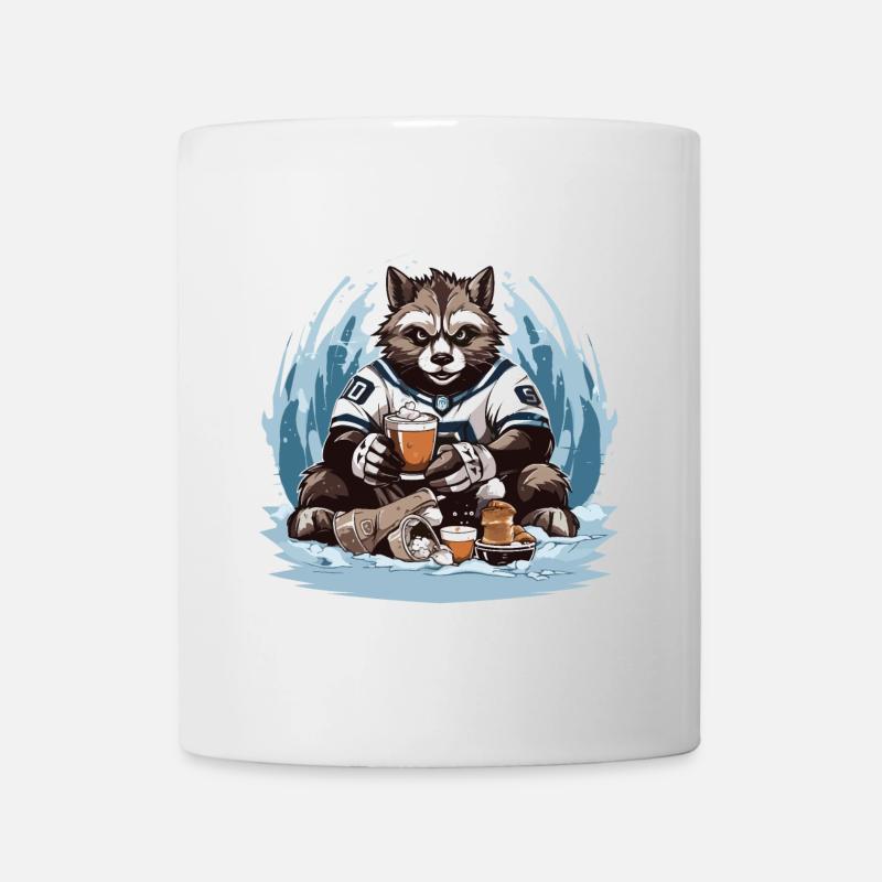 La star du hockey à la caféine - Mug blanc - blanc