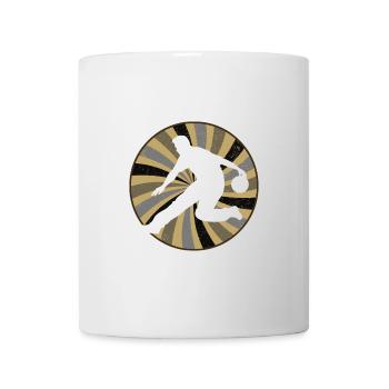 Boule de bowling - Mug blanc - blanc - Devant