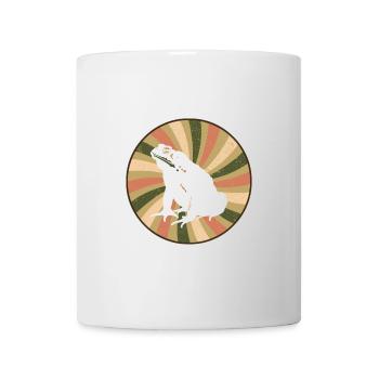 Frosch Laubfrosch Quark - Tasse - Weiß - Vorne