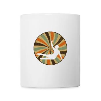 Gymnastiktraining Turner Turnen - Tasse - Weiß - Vorne