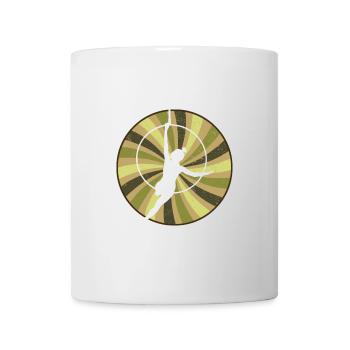 Entraînement de gymnastique Équilibre sur les mains - Mug blanc - blanc - Devant