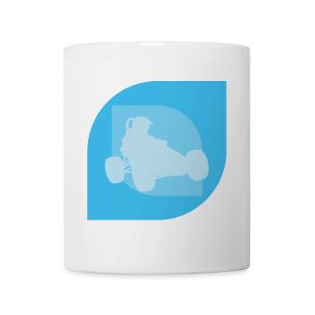 Autocross speedster - Mug - white - Front