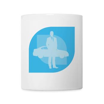 Autoverkaeufer Fahrzeug Sportauto - Tasse - Weiß - Vorne