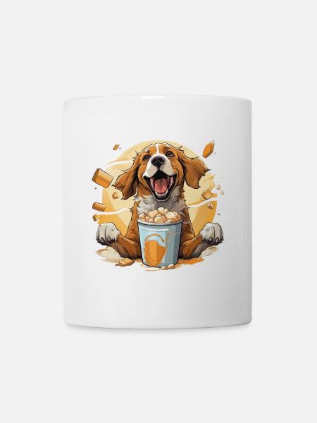 Der Koffein-Dunker - Tasse - Weiß