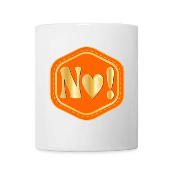 Answer No - Quote Boundaries - Mug - white - Front