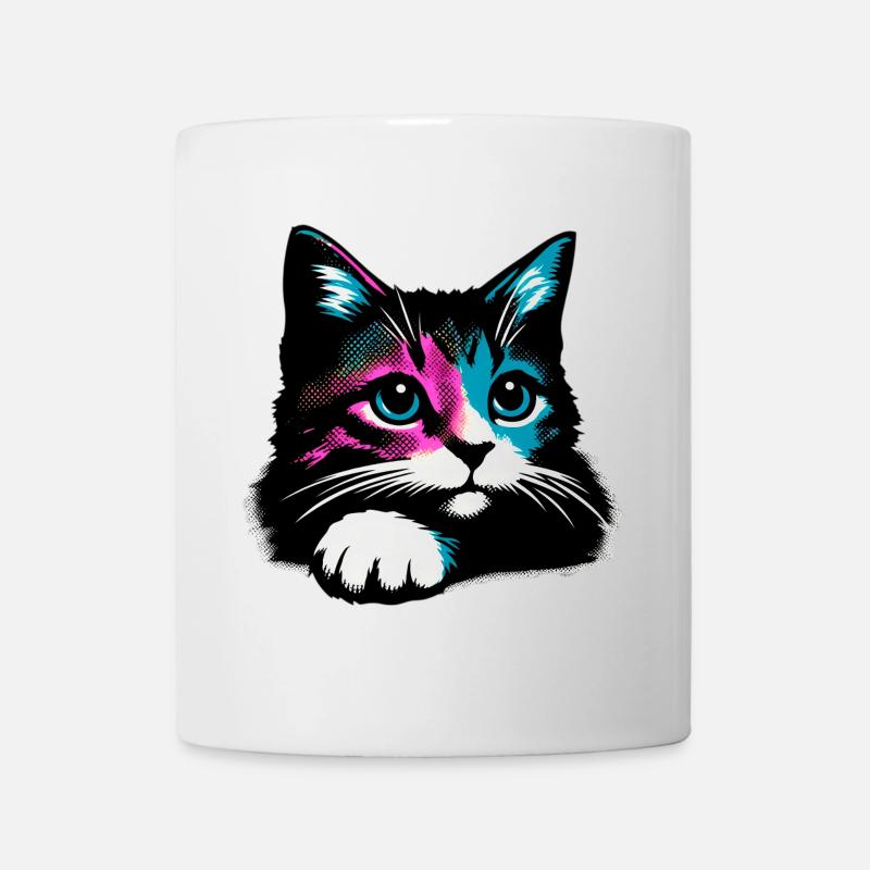Katze - Tasse - Weiß