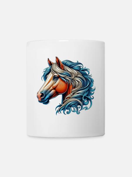 Pferd - Tasse - Weiß