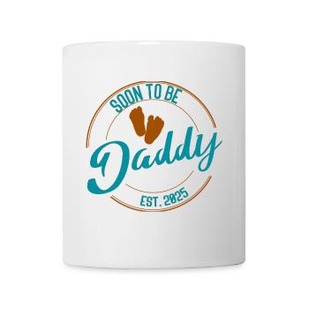 Soon to Be Daddy Gift for Expectant Fathers Colorful - Mug - white - Front