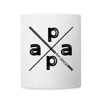 Papa Established 2022 – Vintage Gift Design - Mug - white - Front