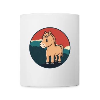 Ponyhof Pferd - Tasse - Weiß - Vorne