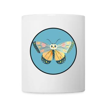 Papillon Habitant de la forêt - Mug blanc - blanc - Devant