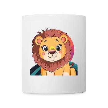 Loewe Lion Cheetah - Mug - white - Front