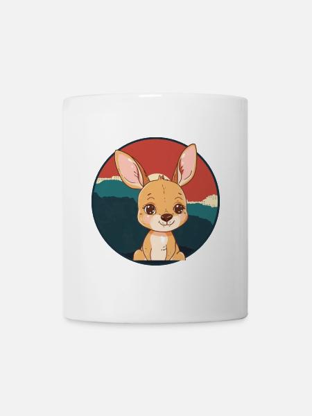 Kangaroo Aussie Melbourne - Tasse - Weiß