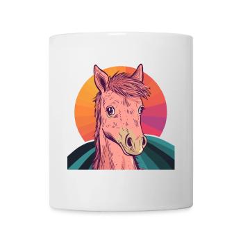 Pferde Ponyhof Reiter - Tasse - Weiß - Vorne