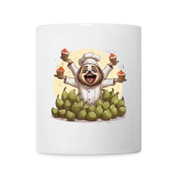 Le jongleur de caféine - Mug blanc - blanc - Devant
