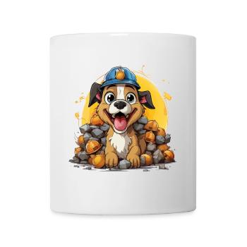 Le constructeur canin - Mug blanc - blanc - Devant
