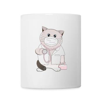 Katzendoktor - Tasse - Weiß - Vorne