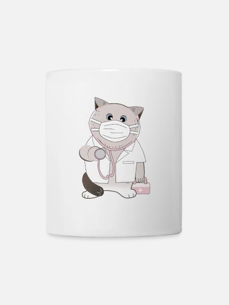 Katzendoktor - Tasse - Weiß
