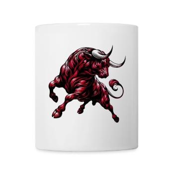 Stier - Tasse - Weiß - Vorne