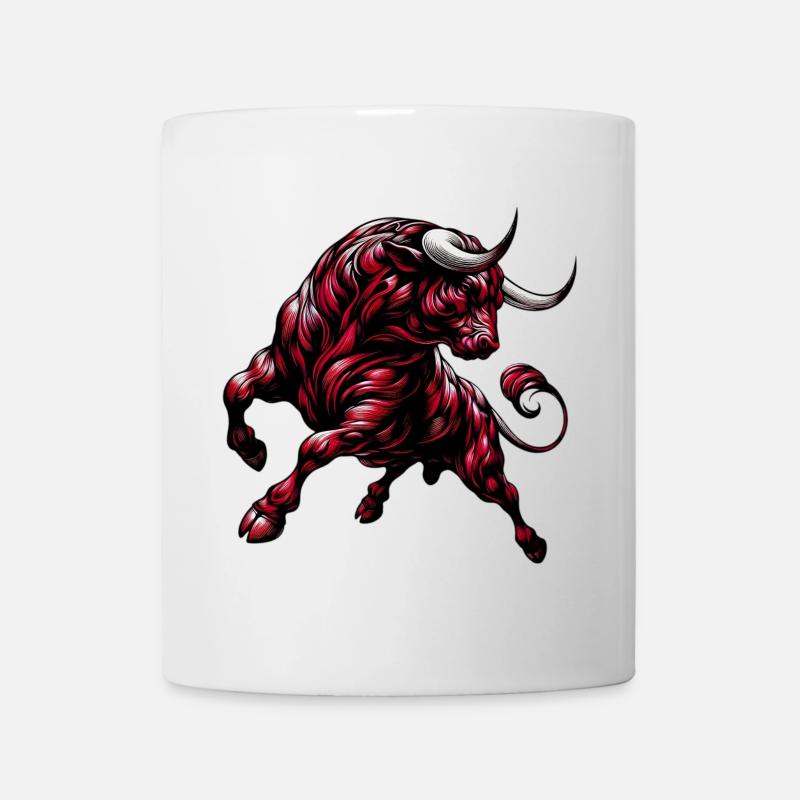 Taureau - Mug blanc - blanc
