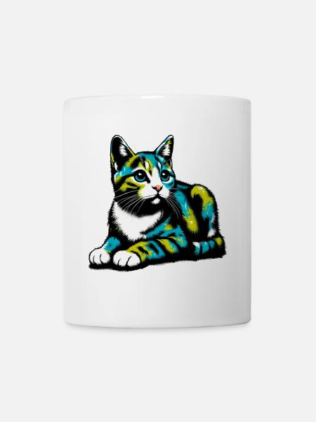 Katze - Tasse - Weiß