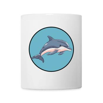 Delfin Meer - Tasse - Weiß - Vorne