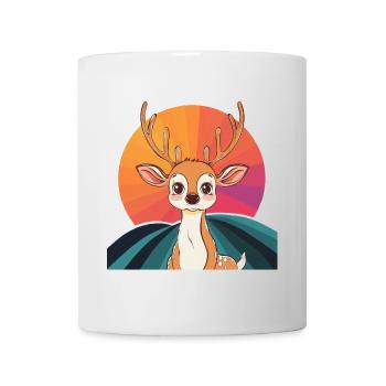 Hirsch Hirschjagd - Tasse - Weiß - Vorne