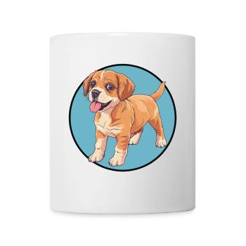 Chien Rottweiler Teckel - Mug blanc - blanc - Devant