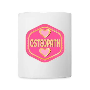 OSTÉOPATHE CŒUR - Mug blanc - blanc - Devant