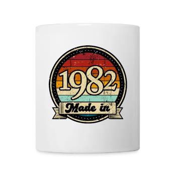 1982 Classique Vintage - Mug blanc - blanc - Devant