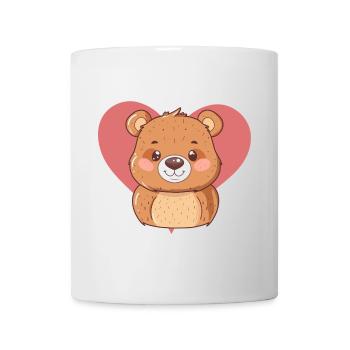 Baer Braunbär Teddybär - Tasse - Weiß - Vorne