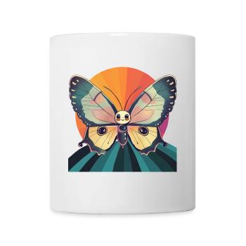 Papillon Animal Été - Mug blanc - blanc - Devant