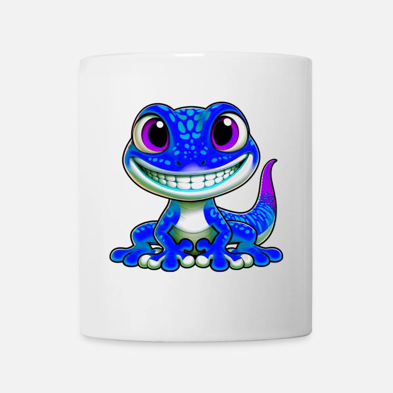 Gecko - Tasse - Weiß