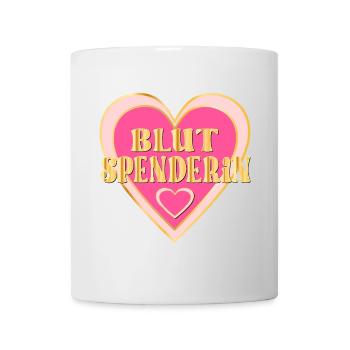 DANKE BLUTSPENDE BLUTSPENDERIN - Tasse - Weiß - Vorne