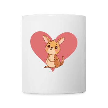 Kangaroo Aussie marsupial - Mug - white - Front