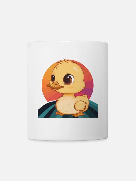 Quak Entchen - Tasse - Weiß