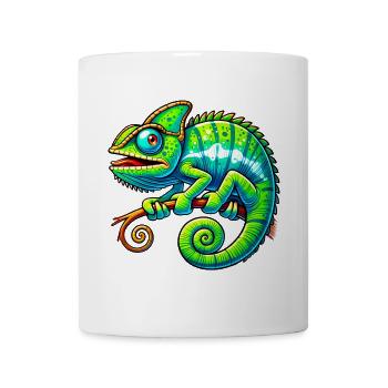Caméléon - Mug blanc - blanc - Devant