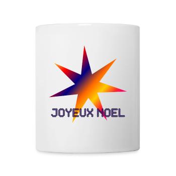 WEIHNACHTEN. FROHE WEIHNACHTEN. FROHE WEIHNACHTEN. NEUJAHRSTAG - Tasse - Weiß - Vorne