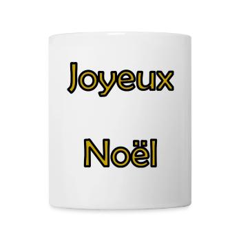 WEIHNACHTEN. FROHE WEIHNACHTEN. FROHE WEIHNACHTEN. NEUJAHRSTAG - Tasse - Weiß - Vorne