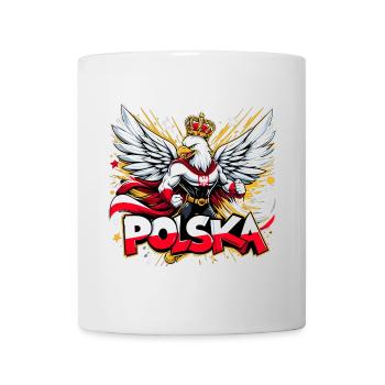 Polska Poland Eagle Superhero Flag Gift - Mug - white - Front